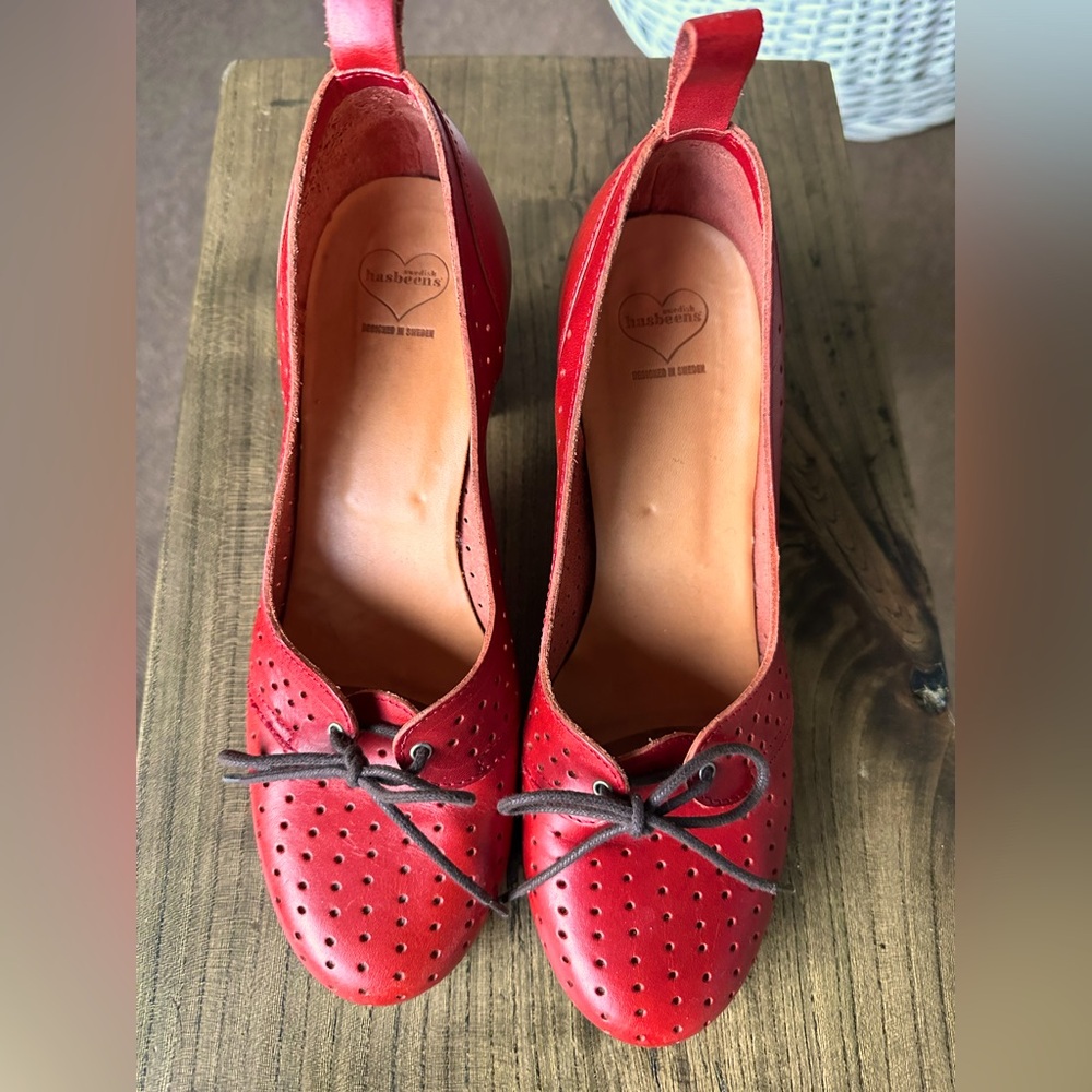 Swedish Hasbeens Red Heels